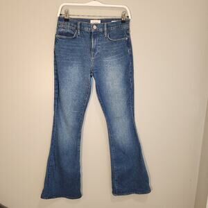 FRAME Denim Le High Flare Jeans Medium Wash Current Retro Classic - Size 26